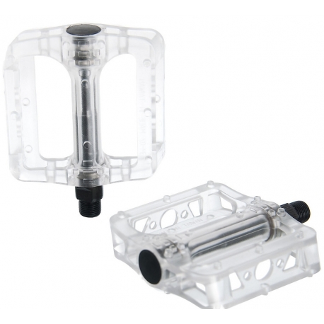 Plastic pedals clear