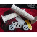 Odi O grips white + demolition alu barends