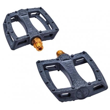 Colony fantastic plastic pedals black/copper axle